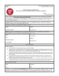 RC Form 513 Registration Certificate - Use of Depleted Uranium Under General License - Arkansas