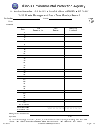 Form IL532 2049 (LPC448) Solid Waste Management Fee Forms - Illinois, Page 4