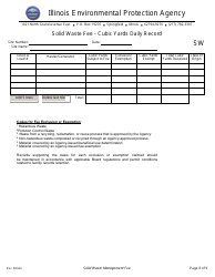 Form IL532 2049 (LPC448) Solid Waste Management Fee Forms - Illinois, Page 8