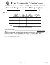 Form IL532 2049 (LPC448) Solid Waste Management Fee Forms - Illinois, Page 9