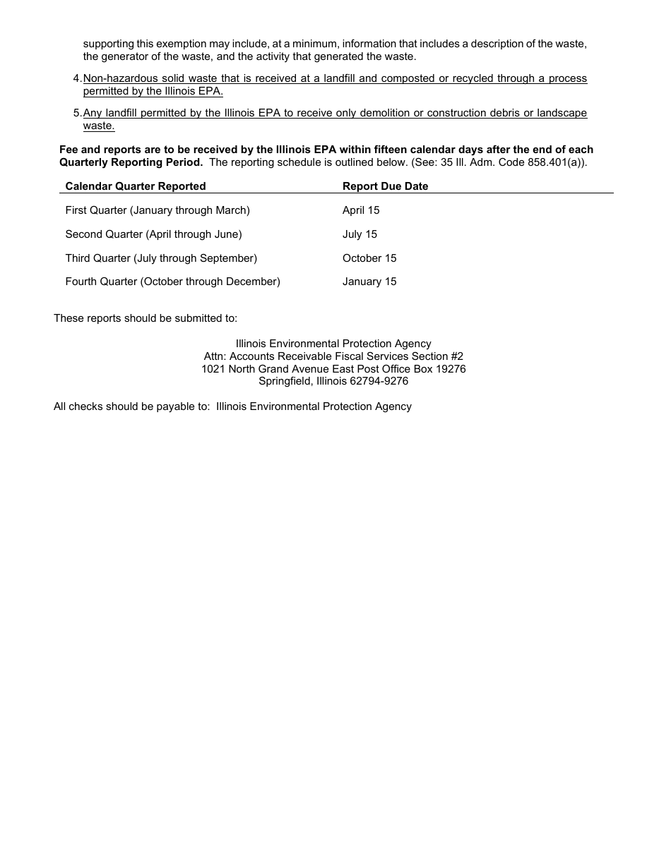 Download Instructions for Form SW Solid Waste Management Fees Forms PDF ...