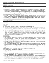 Form RS5025 Tiers 1 &amp; 2 Loan Application - New York, Page 4