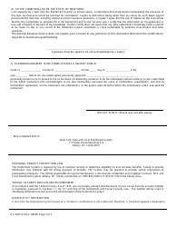 Form RS5025-A Tiers 3, 4, 5 &amp; 6 Loan Application (For Members Covered by Articles 14, 15 or 22) - New York, Page 3