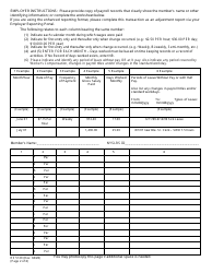 Form RS5120 Monthly Salary and Service Certification - New York, Page 2