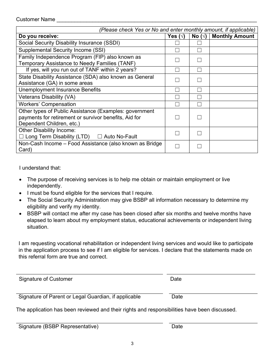 Referral for Bsbp Services - Michigan, Page 3