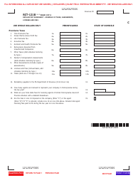 Form RCT-121B Gross Premiums Tax - Foreign Life or Foreign Title Insurance Companies - Pennsylvania, Page 3