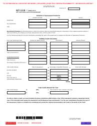 Form RCT-121B Gross Premiums Tax - Foreign Life or Foreign Title Insurance Companies - Pennsylvania, Page 4