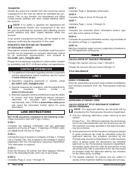 Form RCT-121B Gross Premiums Tax - Foreign Life or Foreign Title Insurance Companies - Pennsylvania, Page 8