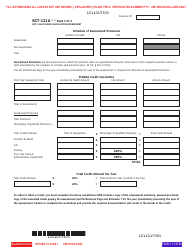 Form RCT-121A Gross Premiums Tax - Domestic Casualty, Fire or Life Insurance Companies - Pennsylvania, Page 3