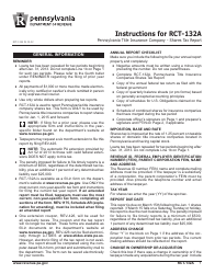 Form RCT-132A Pennsylvania Title Insurance Company Shares Tax Report - Pennsylvania, Page 5