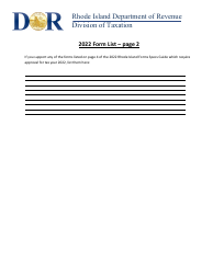 Substitute Form Vendor Registration Form - Rhode Island, Page 4