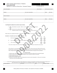Document preview: Form RI-1310 Statement of Claimant to Refund Due - Deceased Taxpayer - Draft - Rhode Island
