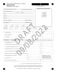 Document preview: Form RI-1065 Partnership Income Return - Draft - Rhode Island