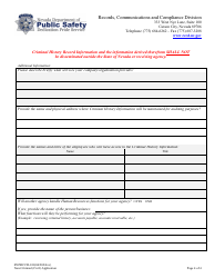 Form 0505RCCD-012 Non-criminal Justice (Civil) Application - Nevada, Page 4