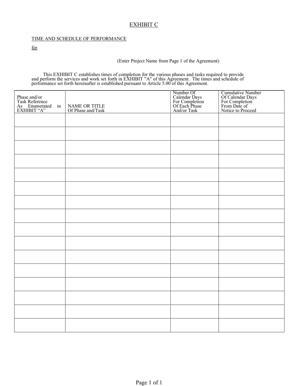 professional Services Agreement (Psa) - Annual Project - Lee County, Florida, Page 5