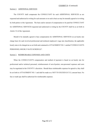 professional Services Agreement (Psa) - Individual Project - Lee County, Florida, Page 3