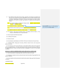 Lee County Construction Contract Agreement Form - Lee County, Florida, Page 3