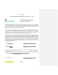 Lee County Construction Contract Agreement Form - Lee County, Florida, Page 8