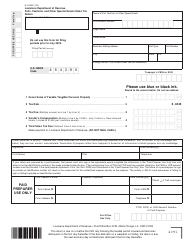 Document preview: Form R-1029SE Fairs, Festivals, and Other Special Events Sales Tax Return - Louisiana