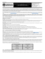 Form R-1085 Application for Certification as a Commercial Farmer - Louisiana, Page 2