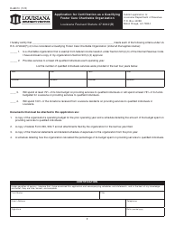 Form R-68010 Application for Certification as a Qualifying Foster Care Charitable Organization - Louisiana, Page 2