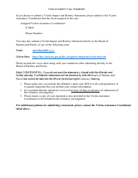 Clemency Victim Impact and Reentry Statement - Louisiana, Page 4