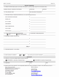 Form 1784 State Infrastructure Bank Initial Project Application - Michigan, Page 2