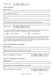 Form SET(GT) Application for Settlement for a Person Granted Limited Leave Under the Dedicated Grenfell Immigration Policy for Survivors - United Kingdom, Page 14