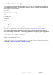 Form SET(GT) Application for Settlement for a Person Granted Limited Leave Under the Dedicated Grenfell Immigration Policy for Survivors - United Kingdom, Page 25