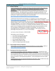 Commercial Building (New Construction, Alterations/Remodeling, Additions, Accessory Structures, and Modular) Application and Permitting Guide - Lee County, Florida, Page 7