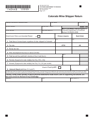 Form DR0448 Colorado Wine Shipper Return - Colorado, Page 2