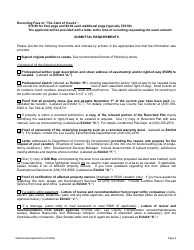 Application for Vacation for Unincorporated Areas Only - Lee County, Florida, Page 2