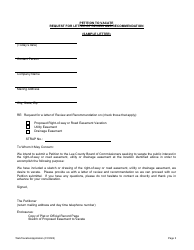 Application for Vacation for Unincorporated Areas Only - Lee County, Florida, Page 3