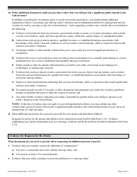 Instructions for USCIS Form I-941 Application for Entrepreneur Parole, Page 9