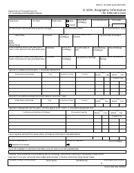 Document preview: USCIS Form G-325A Biographic Information (For Deferred Action)