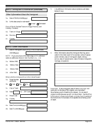 USCIS Form G-1041 Genealogy Index Search Request, Page 2