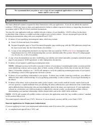 Instructions for USCIS Form I-765V Application for Employment Authorization for Abused Nonimmigrant Spouse, Page 8