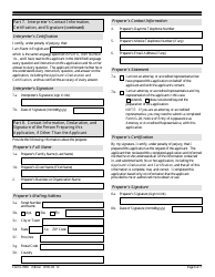 USCIS Form I-765V Application for Employment Authorization for Abused Nonimmigrant Spouse, Page 6