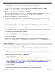 Instructions for USCIS Form I-693 Report of Medical Examination and Vaccination Record, Page 9