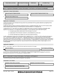 USCIS Form I-693 Report of Medical Examination and Vaccination Record, Page 2