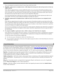 Instructions for USCIS Form I-600 Petition to Classify Orphan as an Immediate Relative, Page 3