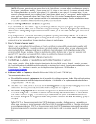 Instructions for USCIS Form I-600 Petition to Classify Orphan as an Immediate Relative, Page 8