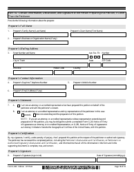 USCIS Form I-360 Petition for Amerasian, Widow(Er), or Special Immigrant, Page 18