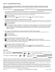 DNR Form 542-0590 Registration for Stationary Compression Ignition Internal Combustion Engines Less Than 400 Brake Horsepower - Iowa, Page 2