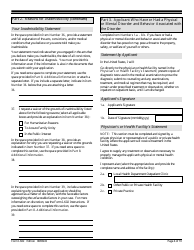 USCIS Form I-602 Application by Refugee for Waiver of Inadmissibility Grounds, Page 4