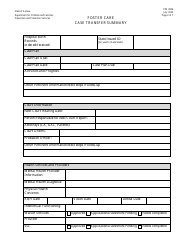 Form PPS3006 Foster Care Case Transfer Summary - Kansas, Page 2