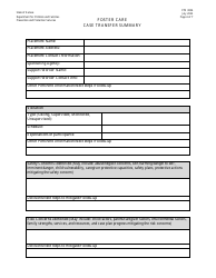 Form PPS3006 Foster Care Case Transfer Summary - Kansas, Page 4