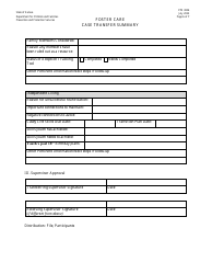 Form PPS3006 Foster Care Case Transfer Summary - Kansas, Page 6