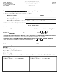 Document preview: Formulario PPS10400 Registro Central De Abuso, Negligencia Y Explotacion De Adultos Revelacion De Informacion - Kansas (Spanish)