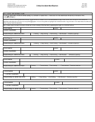 Form PPS0550 Critical/Significant Incident Notification - Kansas, Page 3
